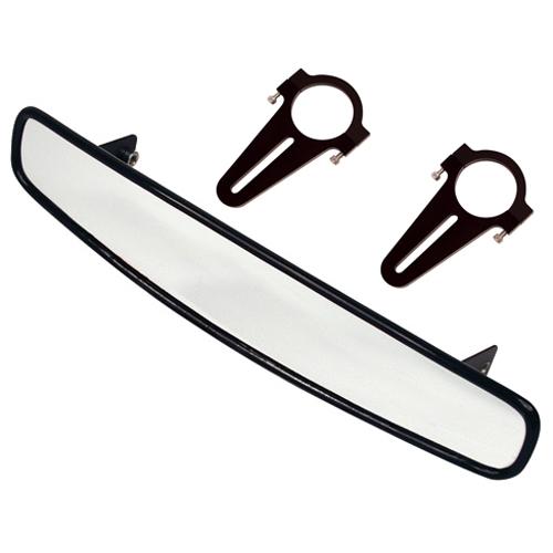 14 Inch Wide Rear View Mirror With Short Brackets