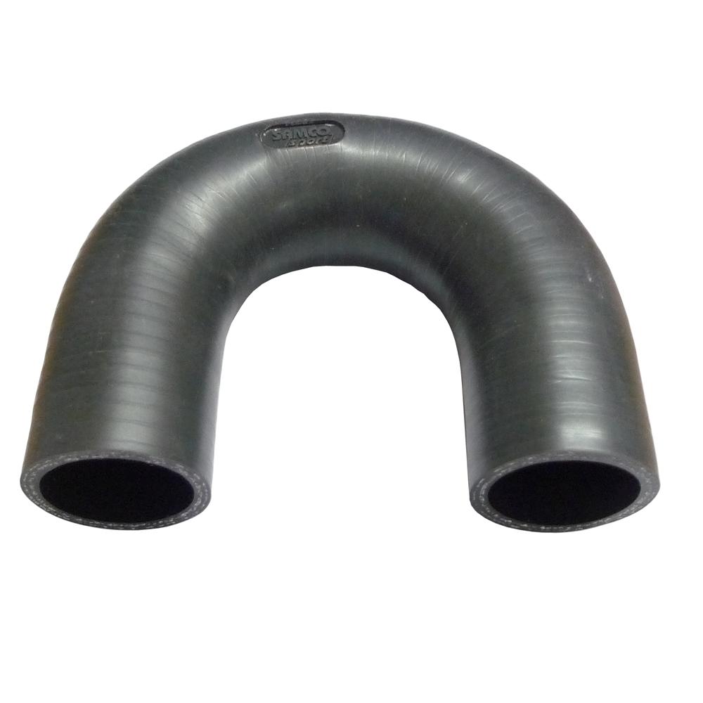 Samco Classic 16mm 180 Degree Matt Black Hose Elbow