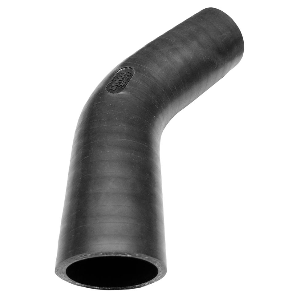 Samco Classic 80mm 45 Degree Matt Black Hose Elbow