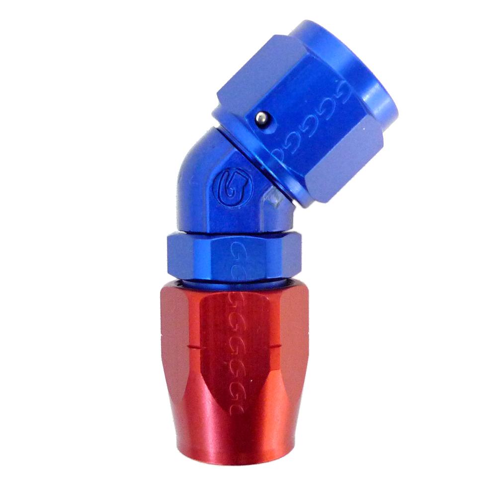 Goodridge -12JIC 45 Degree Forged Female 200 Series Hose Fitting