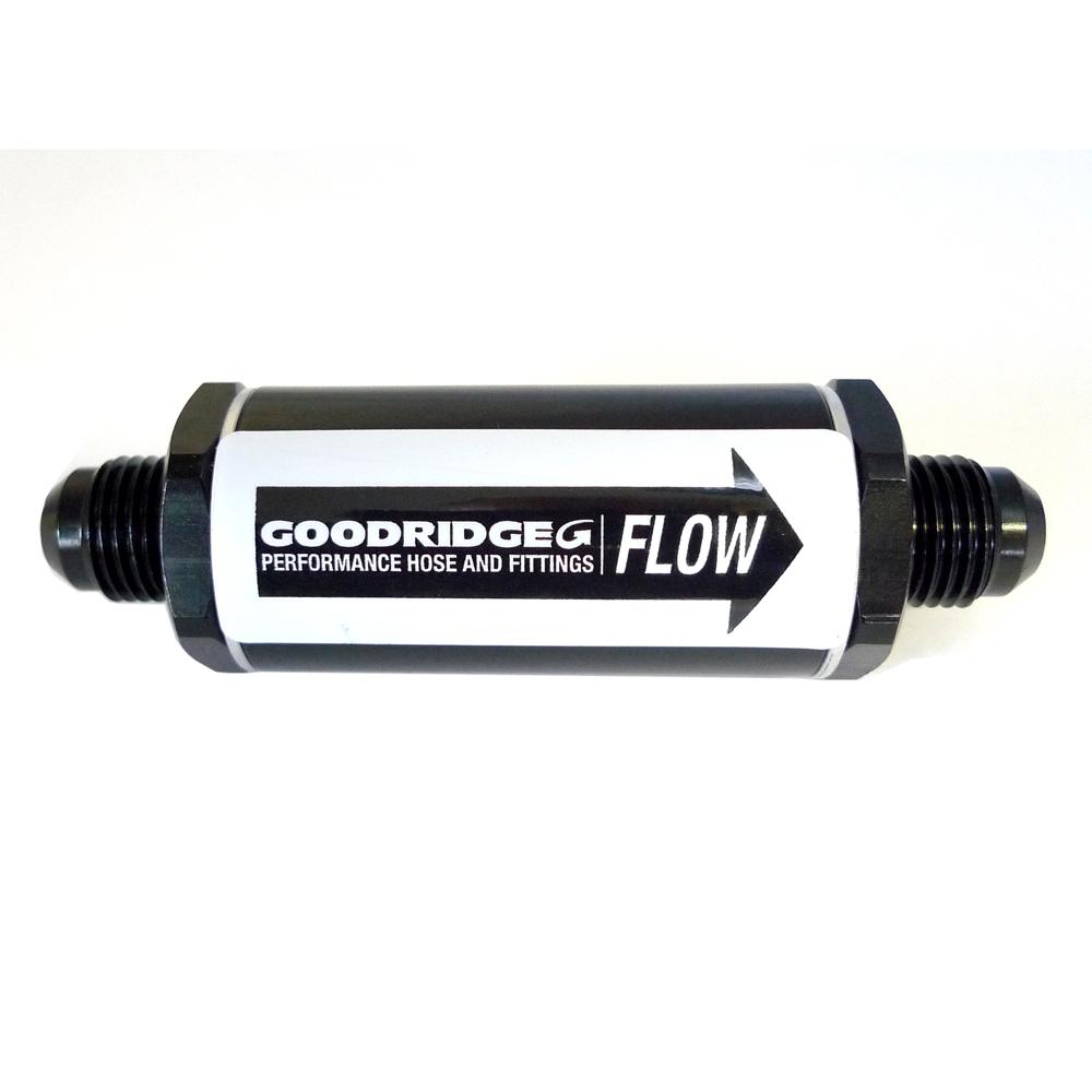 Goodridge Aluminium Oil/Fuel Filter With -6JIC Threads