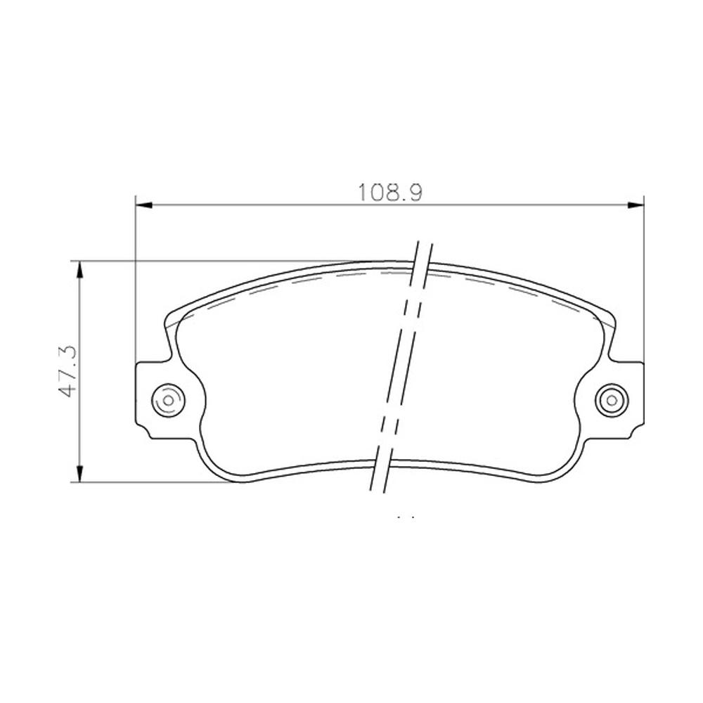 Mintex Racing Brake Pads MDB1218-M1155 For Fiat/Lancia/Seat