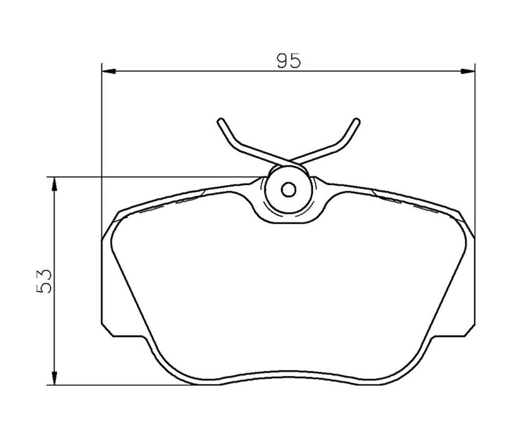 Mintex Racing Brake Pads MDB1221-M1144 For Mercedes/Saab