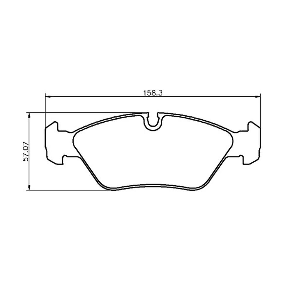 Mintex Racing Brake Pads MDB1230-M1144 For BMW/Porsche