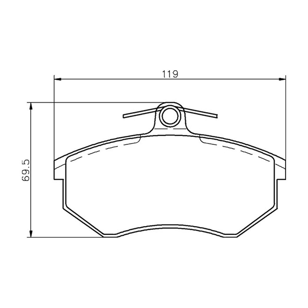 Mintex Racing Brake Pads MDB1253-M1144 For Audi/Volkswagen