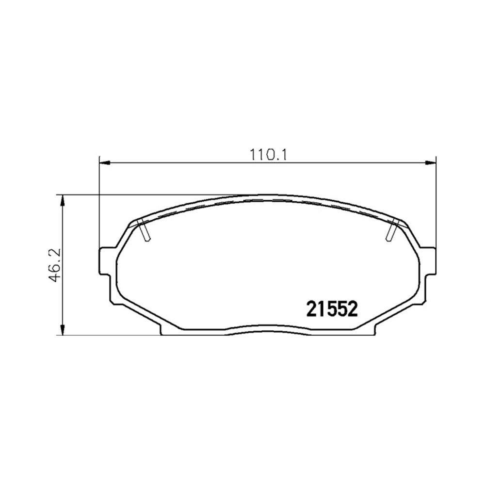 Mintex Brake Pads MDB1413-M1144 Mazda MX-5 Fronts