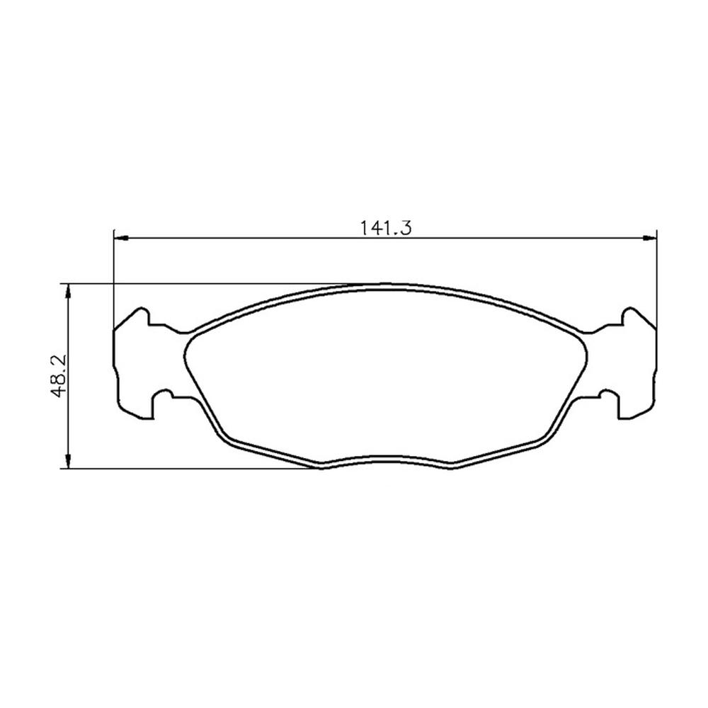 Mintex Racing Brake Pads MDB1556-M1144 For Chevrolet/Holden/Jaguar/Vauxhall