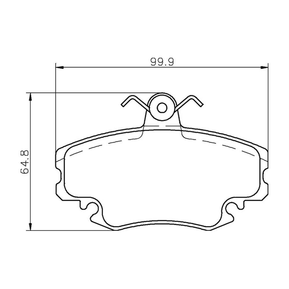 Mintex Racing Brake Pads MDB1628-M1144 For Peugeot/Renault