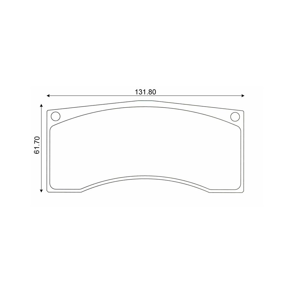 Mintex Racing Brake Pads MDB1697-M1144 For Alcon & Brembo Calipers (Inc Impreza P1)