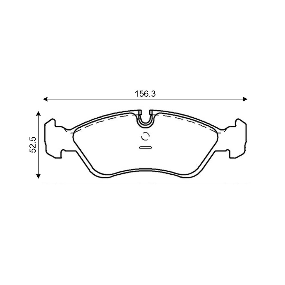 Mintex Racing Brake Pads MDB1889-M1144 For Daewoo/Opel/Vauxhall