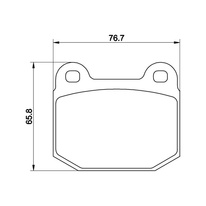 Mintex Brake Pads MDB1890-MRM1802 Vauxhall VX220 & Lotus Elise Fronts