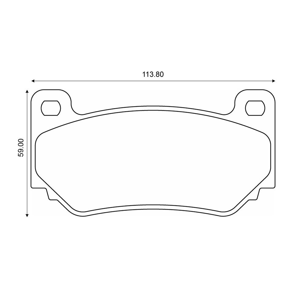 Mintex Racing Brake Pads MDB2027-M1144