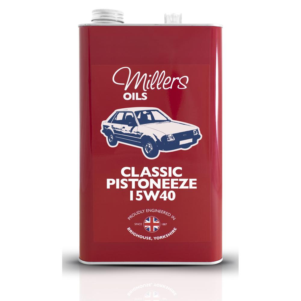 Millers Classic Pistoneeze 15W40 Mineral Oil (5 Litres)