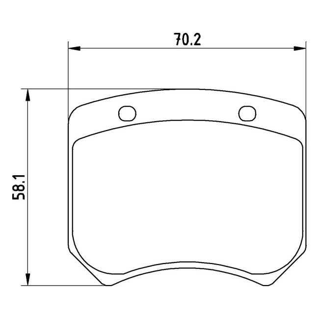 Mintex Racing Brake Pads MLB20-M1144 For Mini Cooper S/Formula Ford