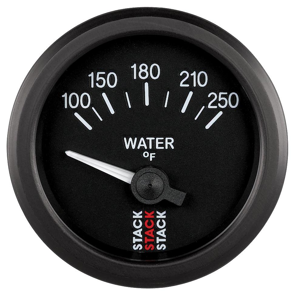 Stack Electric Water Temperature Gauge 100-250 Degrees F
