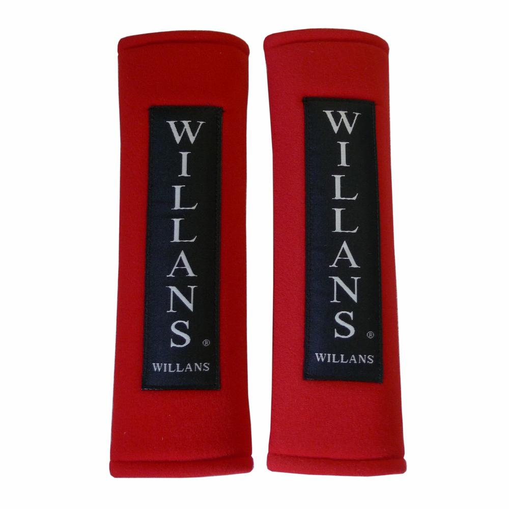 Willans Shoulder Pads for 3 Inch Harness in Red