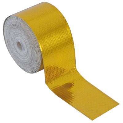 Gold Reflective Heat Resistant Self Adhesive Tape 1 Inch Wide