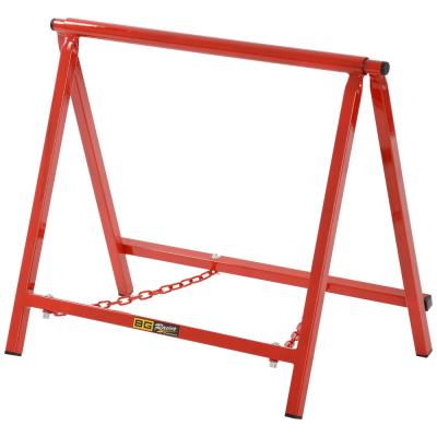 BG Racing 18 Inch Tall Chassis Stands (Pair) Powder Coated Red