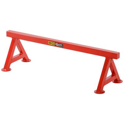 BG Racing 6 inch Tall Chassis Stands (Pair) Powder Coated Red