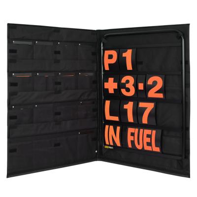 BG Racing Black Pit Board Kit - Standard Size