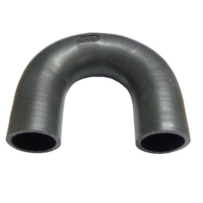 Samco Classic 63mm 180 Degree Matt Black Hose Elbow