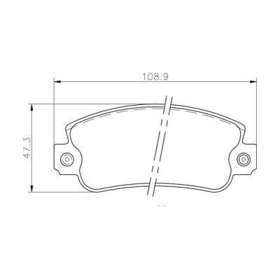 Mintex Racing Brake Pads MDB1218-M1155 For Fiat/Lancia/Seat