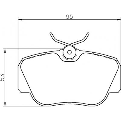 Mintex Racing Brake Pads MDB1221-M1144 For Mercedes/Saab