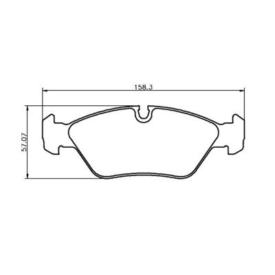 Mintex Racing Brake Pads MDB1230-M1144 For BMW/Porsche