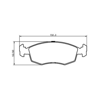 Mintex Racing Brake Pads MDB1236-M1144 For Ford Various