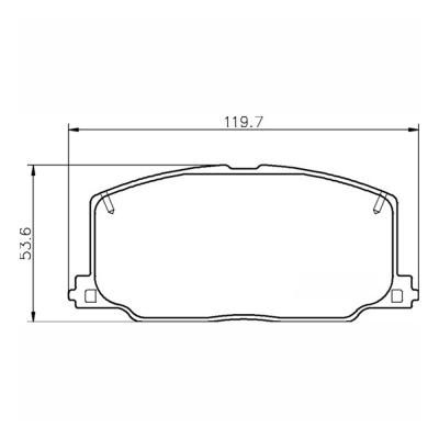 Mintex Brake Pads MDB1400-M1144 Toyota & Lexus