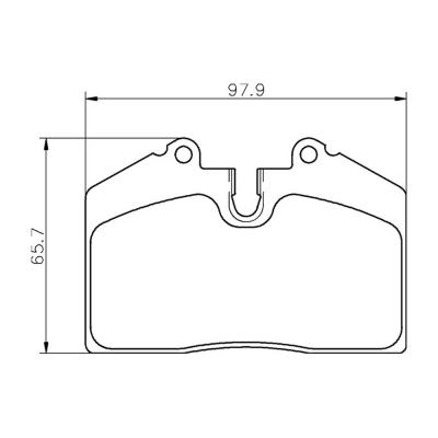 Mintex Racing Brake Pads MDB1456-M1144 For Ford Racing Puma/Audi/Porsche Various