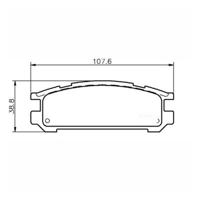 Mintex Brake Pads MDB1497-M1144 Subaru Impreza