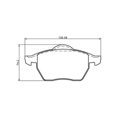 Mintex Racing Brake Pads MDB1741-M1144 For Ford/Seat/Volkswagen