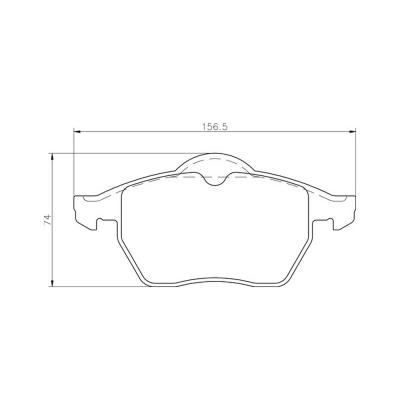 Mintex Racing Brake Pads MDB1813-M1144 For Chevrolet/Holden/Saab/Vauxhall