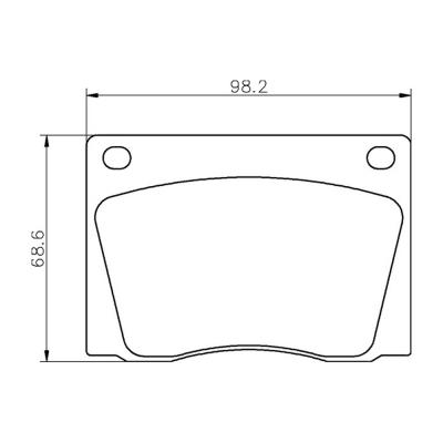 Mintex Racing Brake Pads MGB522-M1155 For Aston Martin/Jaguar/Lotus/Mercedes/Volvo