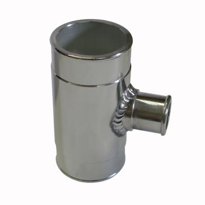 63mm Aluminium T Piece With 25mm Spout