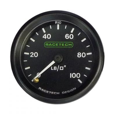 Racetech Oil Pressure Gauge 0-100 PSI