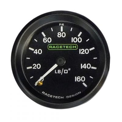 Racetech Oil/Fuel Pressure Gauge 0-160PSI