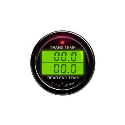 SPA Transmission And Rear End Temperature Dual Gauge