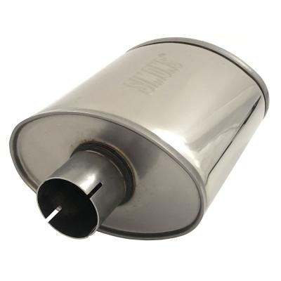 Jetex Large Oval Silencer in Stainless Steel 63mm I.D.