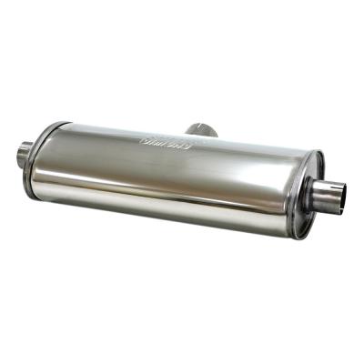 Jetex Rear Silencer Box 500mm Long Stainless 2.5 Inch Inlet