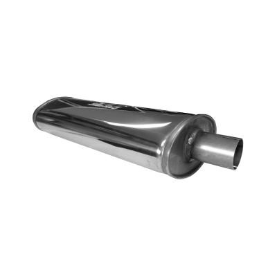 Jetex Small Oval Stainless Silencer 2 Inch