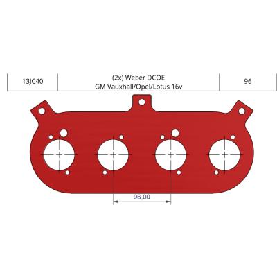 ITG Base Plate for 16 Valve Vauxhall